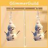 Snowman Adorable Acrylic Earrings For Winter Featuring Cute Scarf And Mittens Design