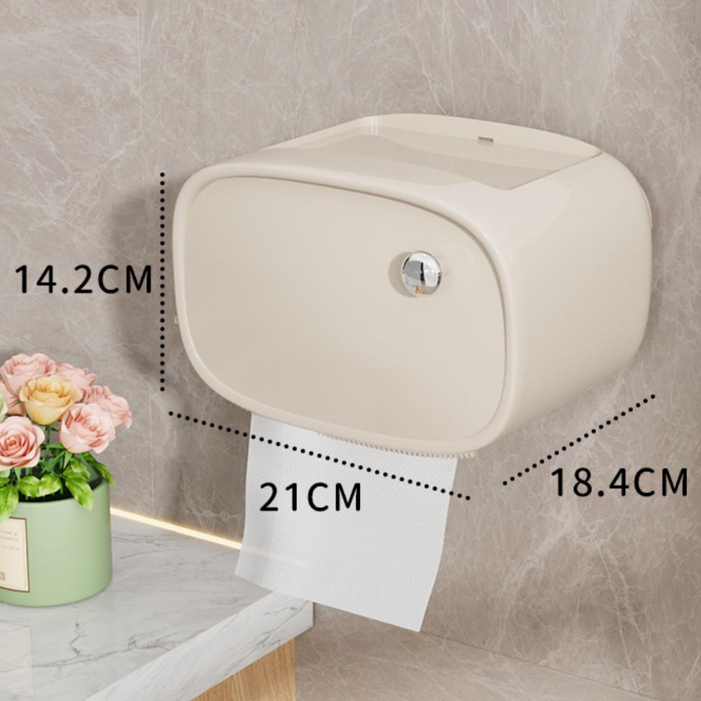 1pcs Toilet Tissue Storage Box 21*18.4*14.2cm Toilet Tissue Box, Waterproof Case,with Storage Rack, Paper Drawer Paper Holders