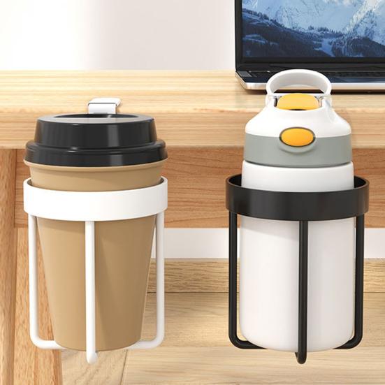 Yousheng Water Bottle Storage Rack Large Opening Design Strong Load-bearing Simple Installation Cup Rack Side Table Organizer