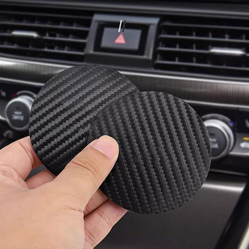 2 Pcs Car Auto Cup Holder Anti Slip Insert Coasters Pads Interior Accessories For Most Cups Accessories