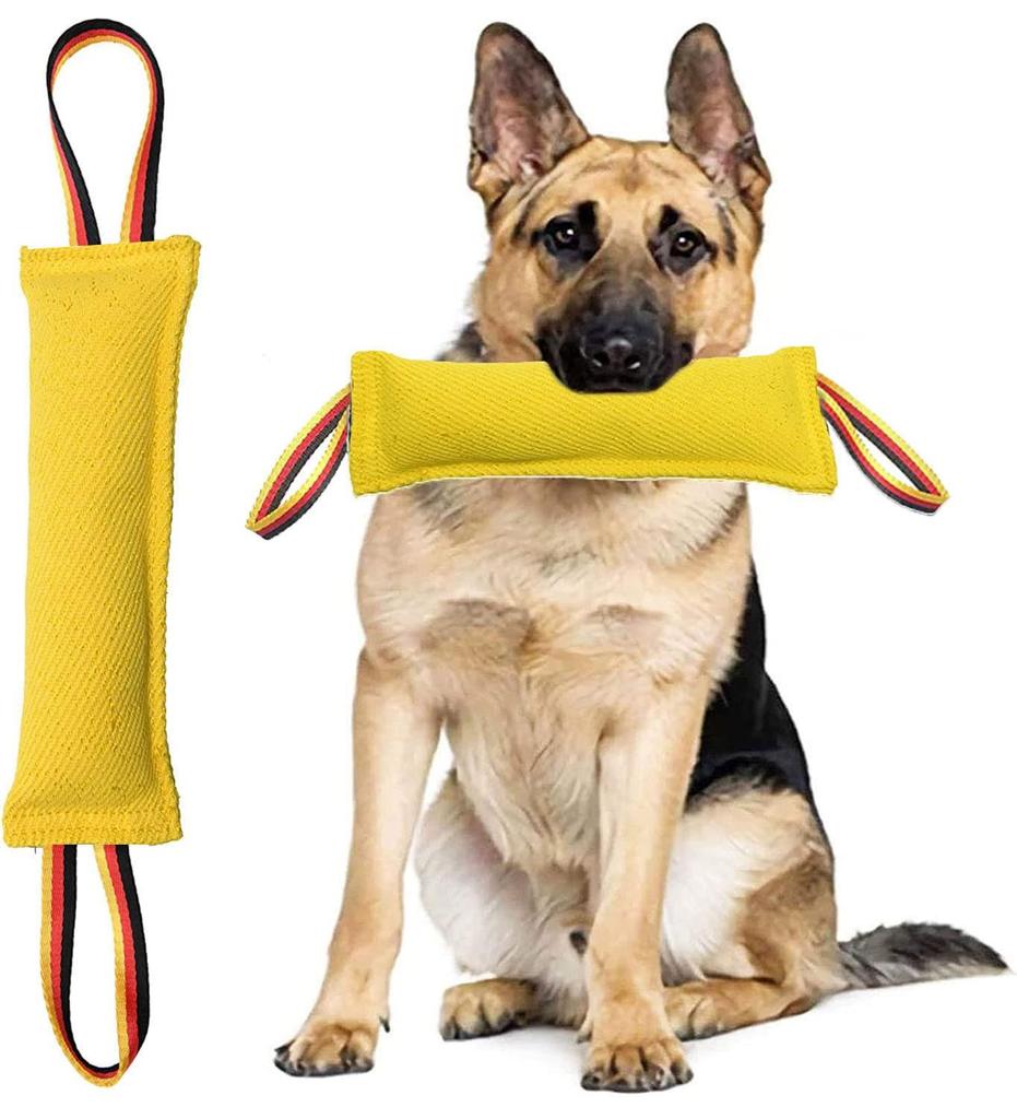 TEMU Dog Training Tear-Resistant Bite Stick: Interactive Tug-of-War, Fetch, and Chew Toy for Pets.