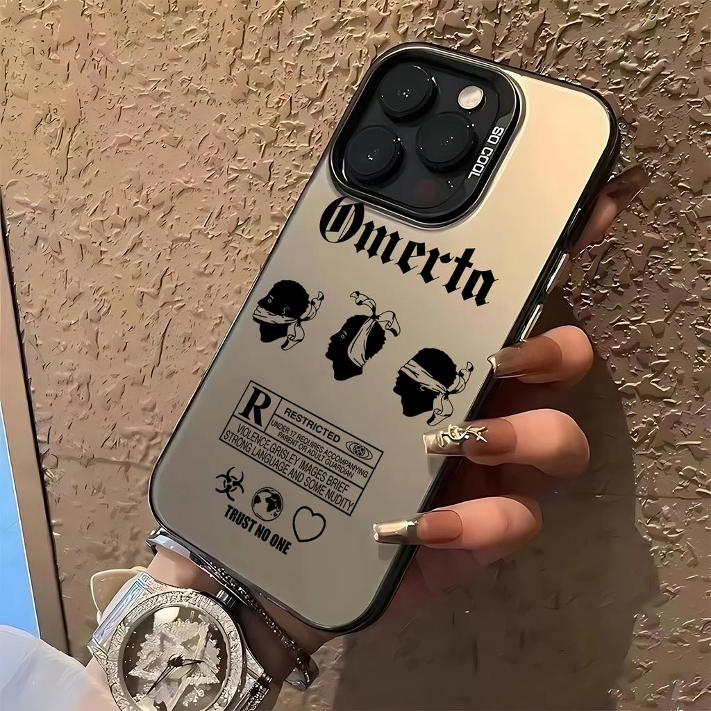 Omerta Maes Phone Case For IPhone 16 15 14 13 12 11 Pro Max Anti Fall Matte Back Cover For IPhone 16 15 14 13 Case Funda Cover