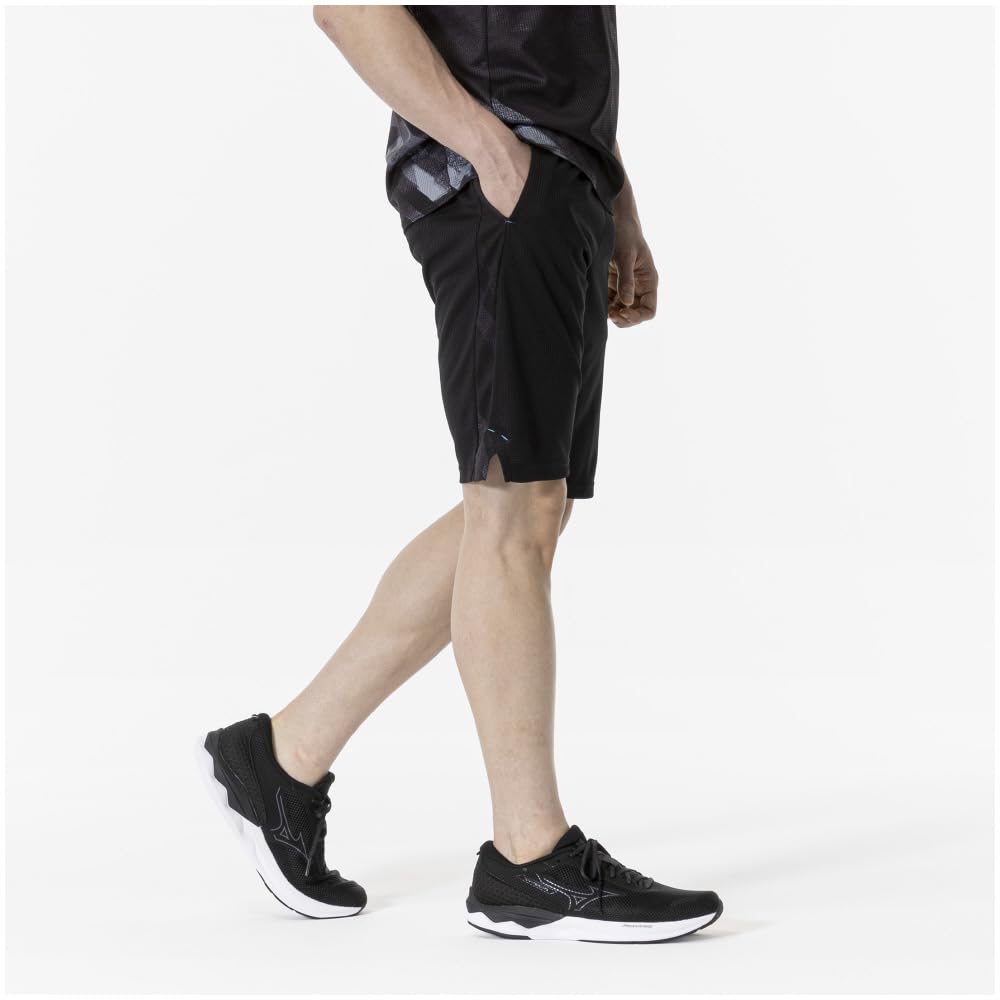 Mizuno Dry Aeroflow Training Shorts, Highly Breathable, 32MDA555, Black, Size S