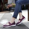 Summer Mary Janes Women Sandals Beach Lazy Shoes White Blue Casual Weave Soft Slip On Walking Color Sandals Large Size