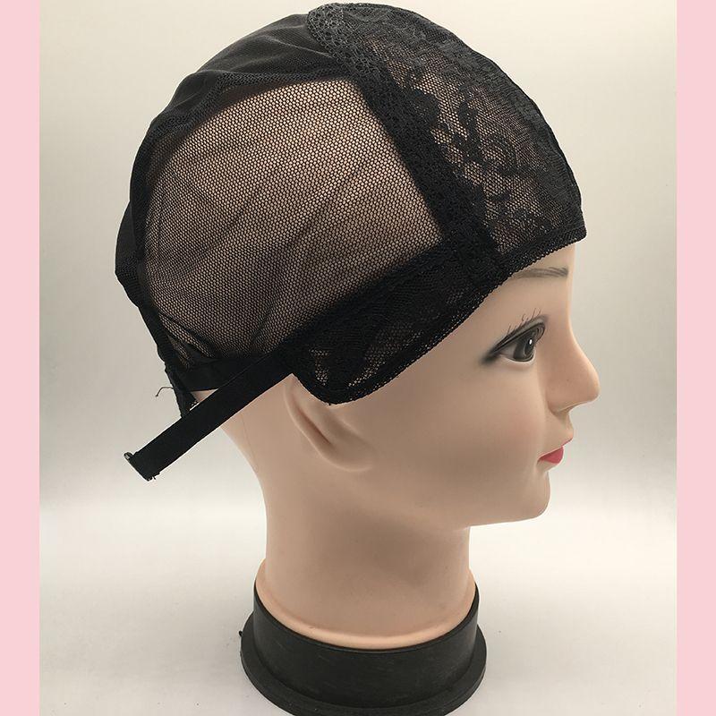 

High Quality Hair Net Hair Net Full Hand Crochet Import Material Jewish Net Hat Front Rose Net New Arrival Black Brown Black size L (head circumference 55cm)