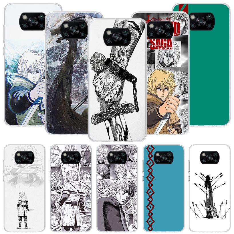 Vinland Saga Phone Case For Xiaomi Poco X7 X6 X5 Pro F7 Ultra Redmi 15C 15 13 13C 12 12C 10 10A 10C 9 9A 9C 9T Cover Poco X7 X6