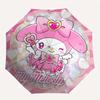 1pc Magic My Melody Automatic Opening and Closing Umbrella - Lightweight 3-Fold Design, Suitable for Fans, Travel, Daily Use - Official Product, Inter