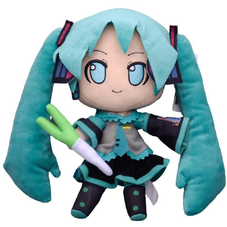 Hatsune Miku Japanese Anime Plush Stuffed Toy Doll Soft Pillow Future Doll Q Version Cute Christmas Gift For Children Backpack