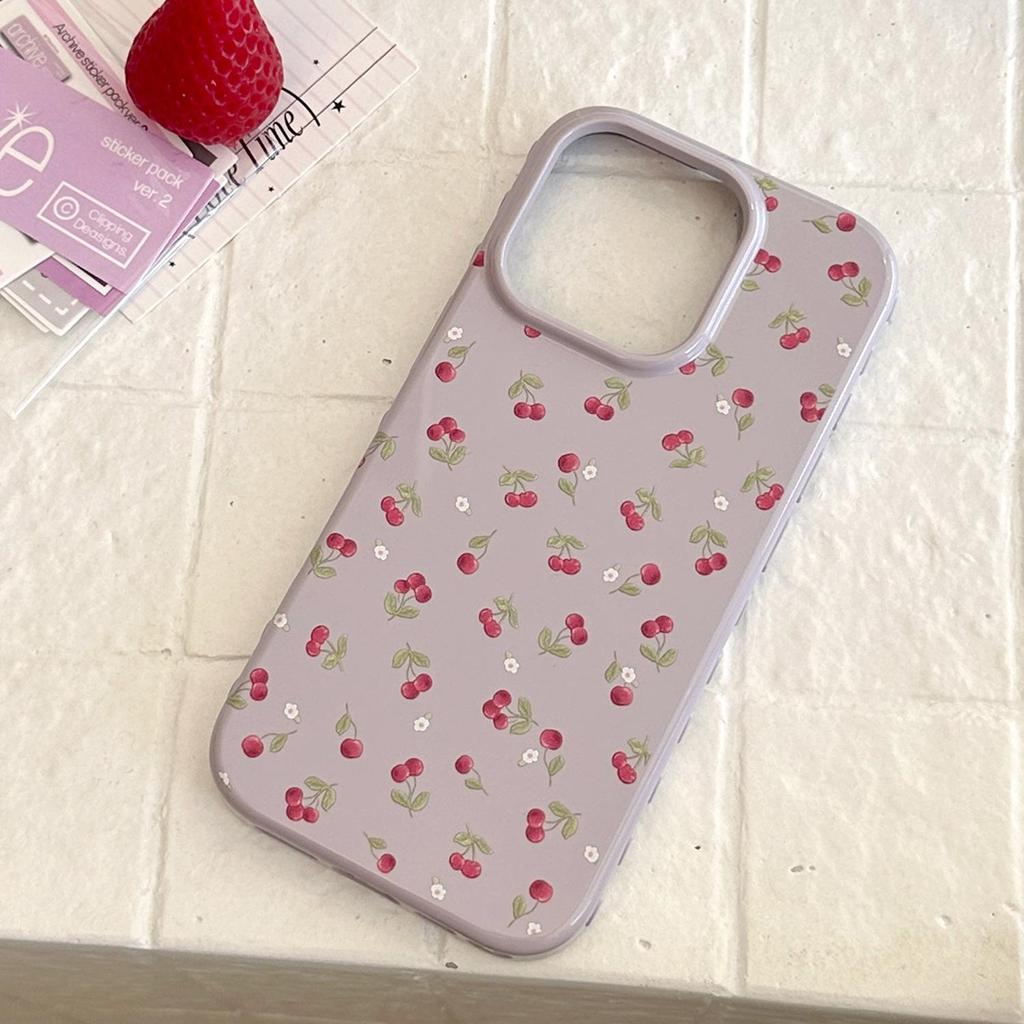 Little White Flower Cherry Case for iPhone 17 iPhone 17 Pro Max