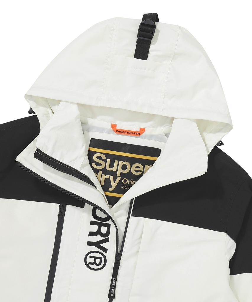 Superdry Signature Windcheater Jacket Cream