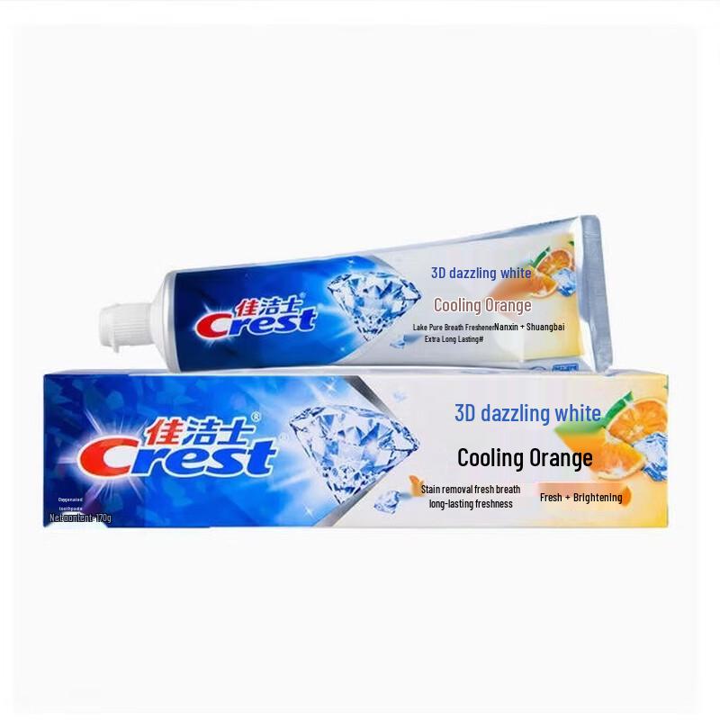 Crest 3D White Toothpaste Refreshing Icy Orange 170g