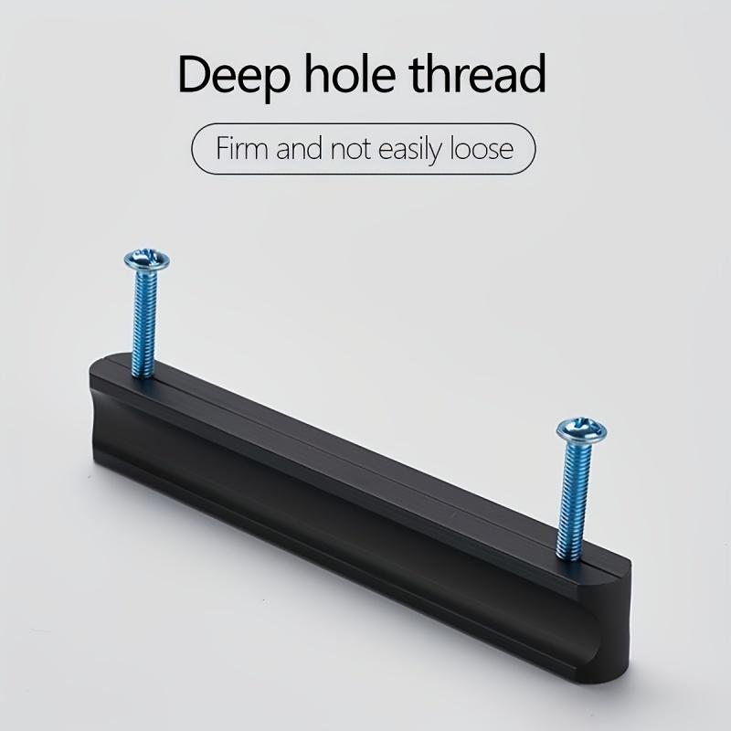 Modern Solid Aluminum Alloy Cabinet Handles with Screws,Simple Furniture Door Handle,Kitchen Cupboard Knob,Wardrobe Drawer Pulls