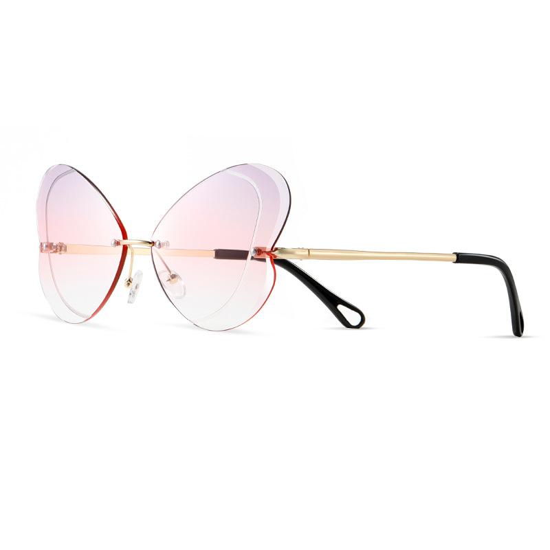 Ochelari de Soare la Modă Rezistenți la UV Ochelari de Soare Fluture pentru Femei Ochelari Temu