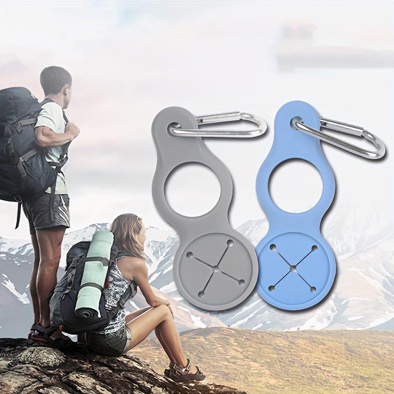 10pcs, Portable Water Bottle Hook, Suitable for Outdoor Travel, Hiking, Water Bottle Towel Key and Other Storage Hooks, Safe and Reliable, Silicone
