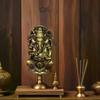 1/3PCS Asia India Thailand Elephant God Figure Sculpture Mini Vintage Brass Ganesha Statue Home Office Desk Decorative Ornament