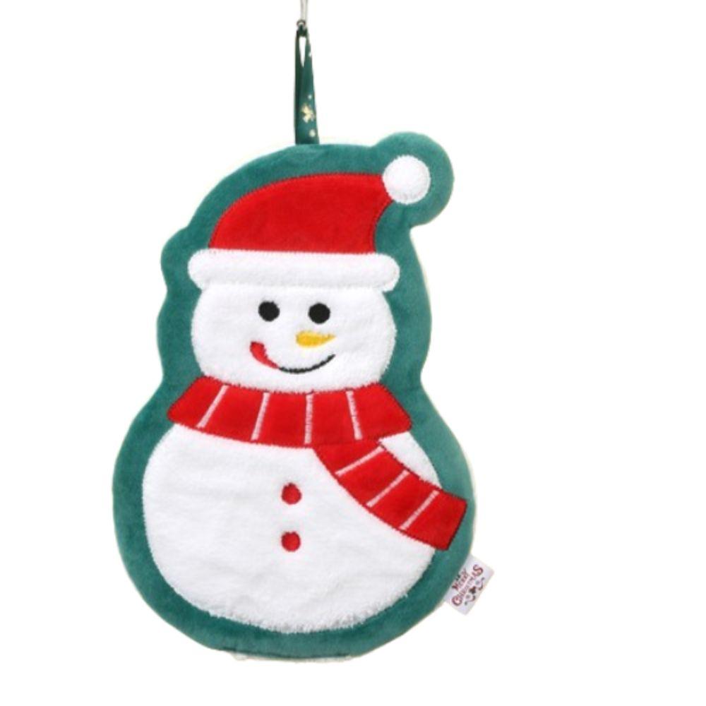 Thickened Christmas Hanging Hand Towels Soft Coral Velvet Plush Hand Towel Cartoon Quick Drying Cleaning Towels