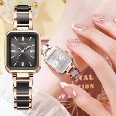 Fashion Elegant Women Watch Versatile Square Dial Quartz Watches Luxury Ladies Gifts Wristwatches