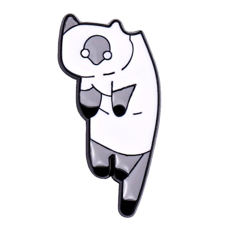 

Siamese Unique Cat Themed Alloy Brooch Pin Fun Decorative Accessory For Clothing Bags And XZ7154