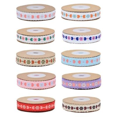 Heart Ribbon 5Yard for Valentines Day Gift Wrapping Wedding Decorations