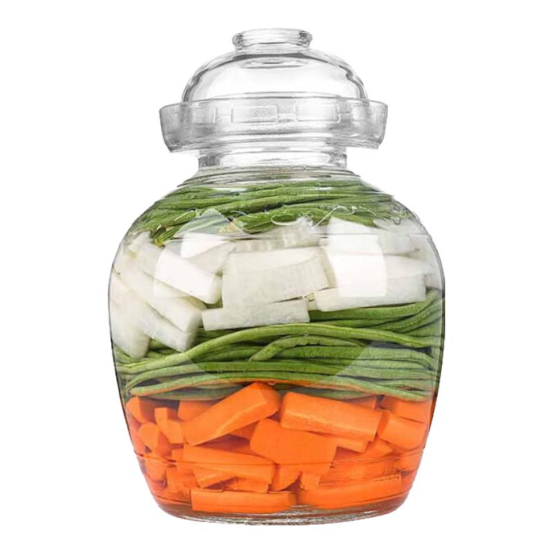 Glass Pickle Jar with Sealing Lid