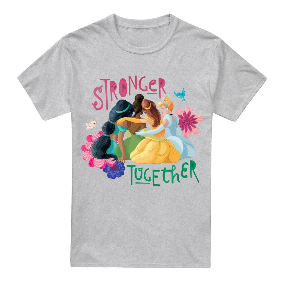 Disney Princess Stronger Together Jasmine Tiana Belle Mens T-Shirt S-2XL L