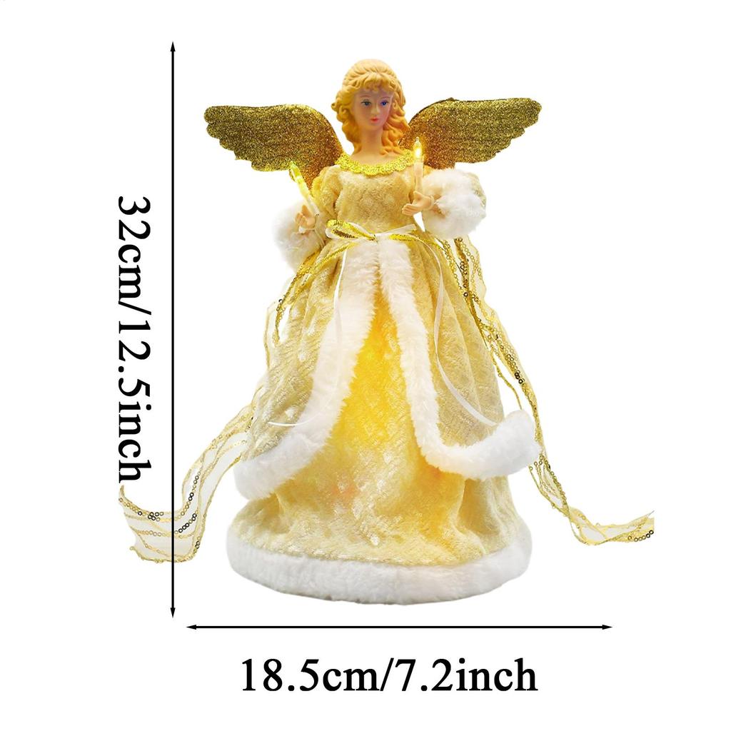 Weihnachtsbaum Engel Dekoration 3D Festlicher Mittelpunkt Weihnachtsbaum Spitze Engel Figur Für Küche Schlafzimmer Wohnzimmer Wohnung Studentenwohnheim