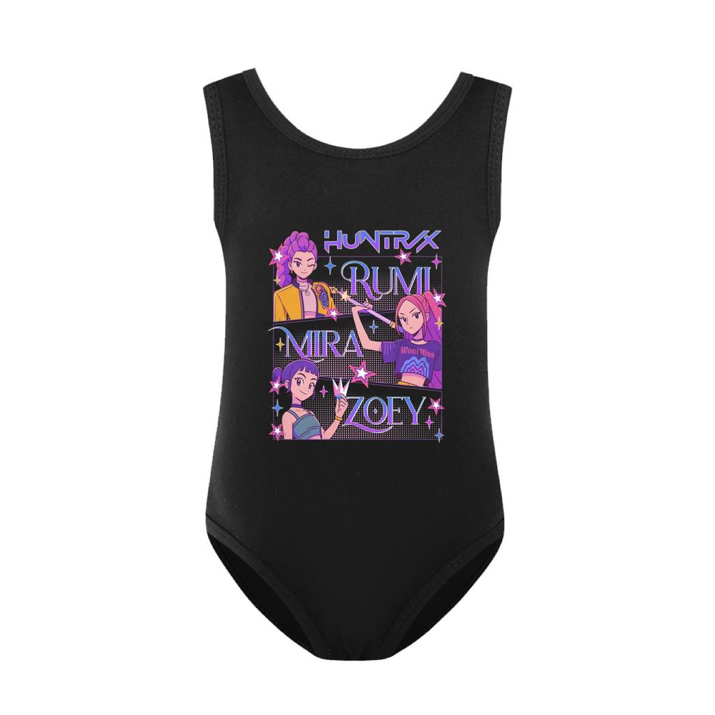5021 Kids Girls Rumi Mira Zoey Print Swimsuit Swimming One-piece Bodysuit Swimwear