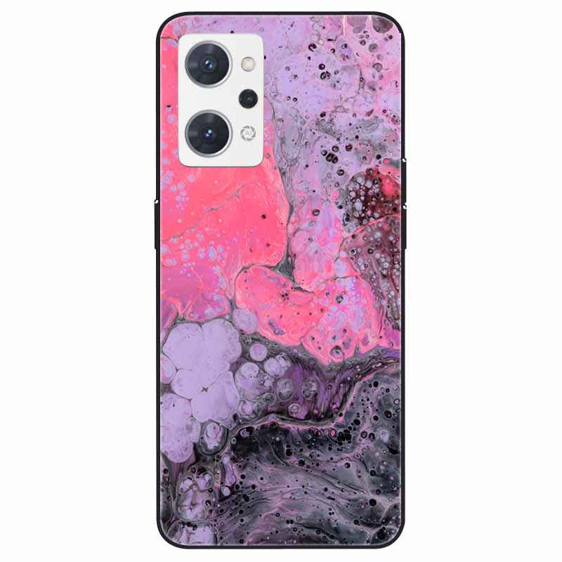 For OPPO Reno 9A 7A Case Soft TPU Fashion Marble Silicone Bumper Covers for OPPO Reno 9 A 5G CPH2523 Reno7A Protector Reno9 A