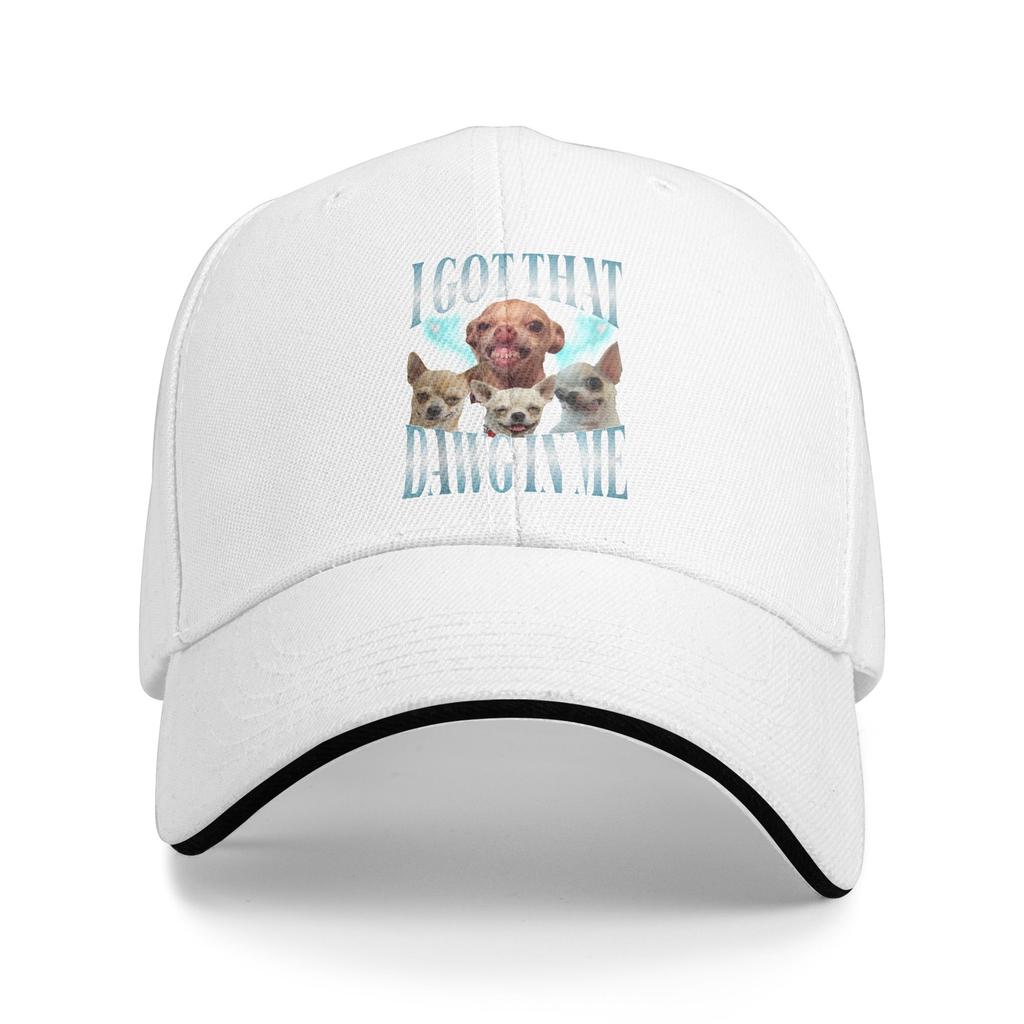 Summer I Got That Dawg In Me Funny Dog Chihuahua Lovers Funny Meme Baseball Cap Trendy Design Sun Trucker Hat Men Baseball Caps