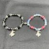 Halloween Spiders Couple Bracelet Trendy Heart Magnetic Matching Hand Jewelry