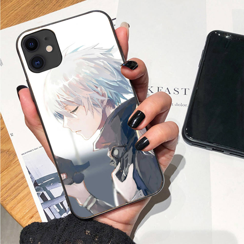 Hülle für OPPO Reno 8 6 5 Pro Find X3 A17 A3 A31 A38 A40 A53 A54 A55 A74 A76 A78 A77 A80 A94 A95 A96 Lite Schwarz Weiche Abdeckung WI59 Tokyo Ghoul Anime