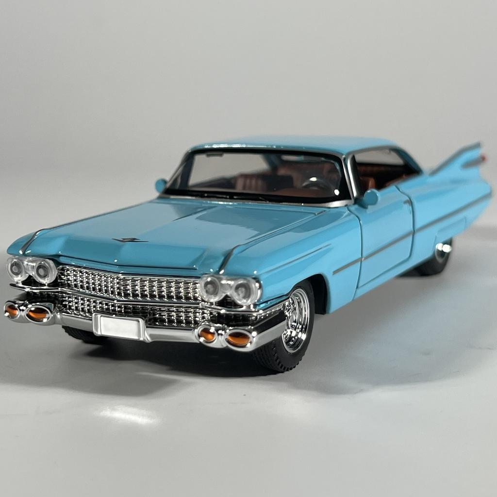 1:32 Cadillac Eldorado Biarritz Classic Retro Car Alloy Metal Diecast Model Car Miniature Vehicle High Simulation Gift Boyfriend