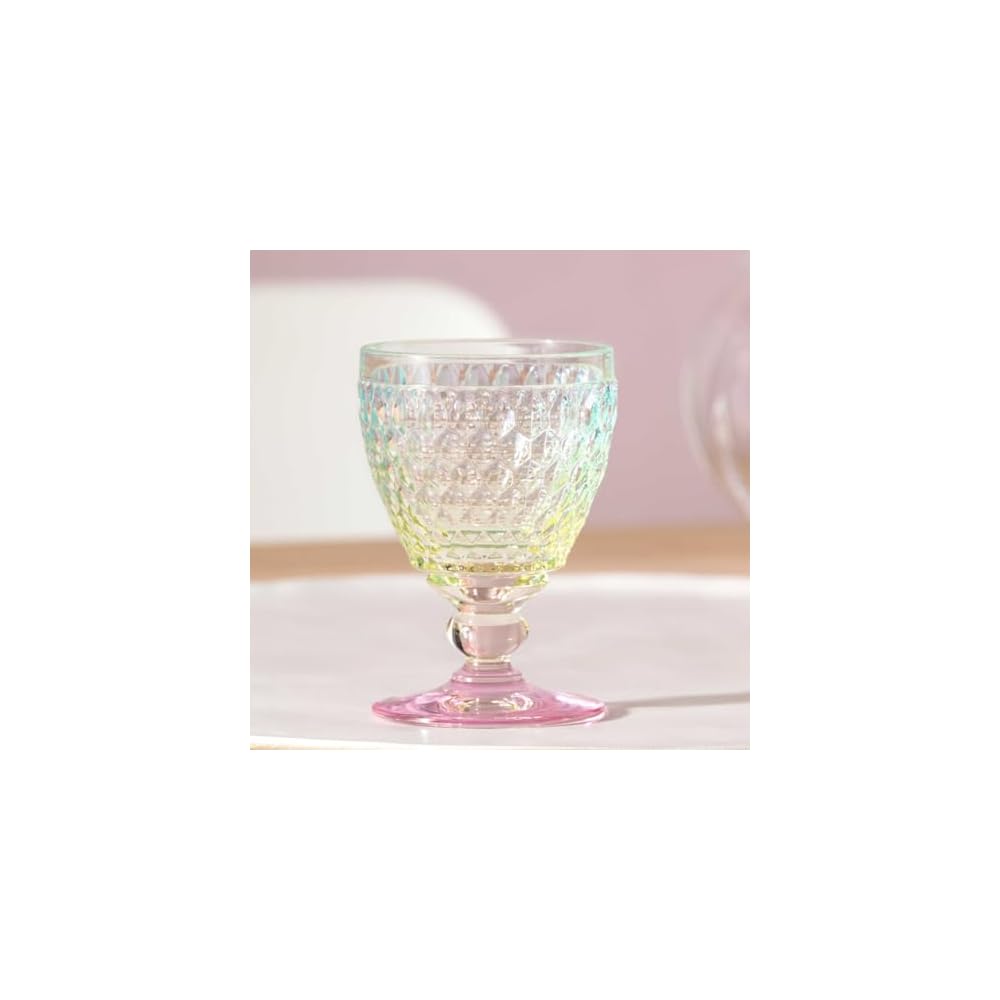 [Imported] Villeroy Boch Boston Wine Glass, Pearl, Approx. Diameter 8cm x Height 12cm, Capacity