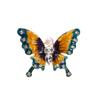 Butterfly Painted Animal Accessories Button Brooch