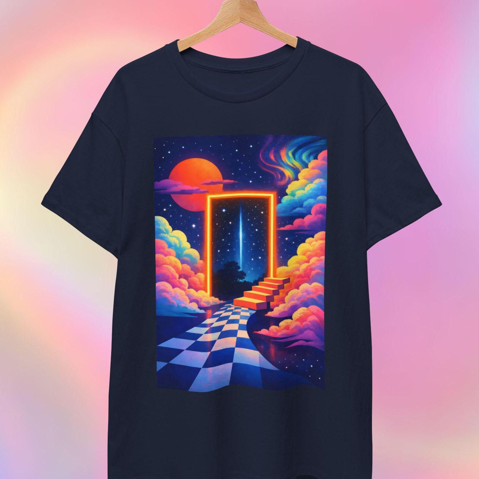 Psychedelic Art T shirt L