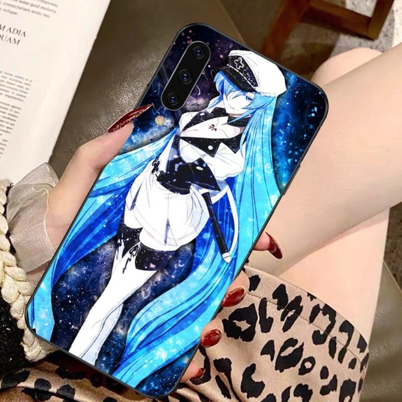 Akame Ga Kill Esdeath Telefondeksel For Samsung A91 A81 A73 A72 A71 A30S A20 A12 A13 A52 A53 4G 5G Mykt Svart Telefondeksel