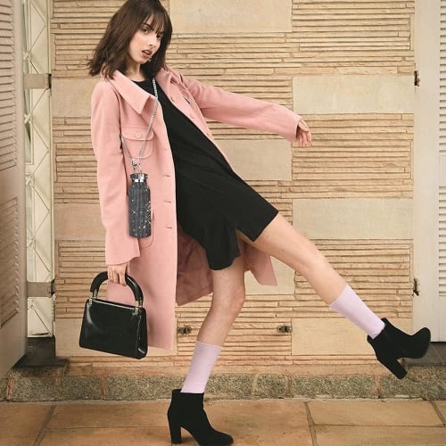 Farigrut Diamond Water Thermos, Bling Rhinestone Stainless Steel Thermal Bottle, Stainless Steel Insulated, Sparkling Diamond with Chain for Women (Bl