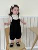 Stylish Korean Baby Girls Polka Dot Tank Top And Shorts Set Lightweight Summer Wear