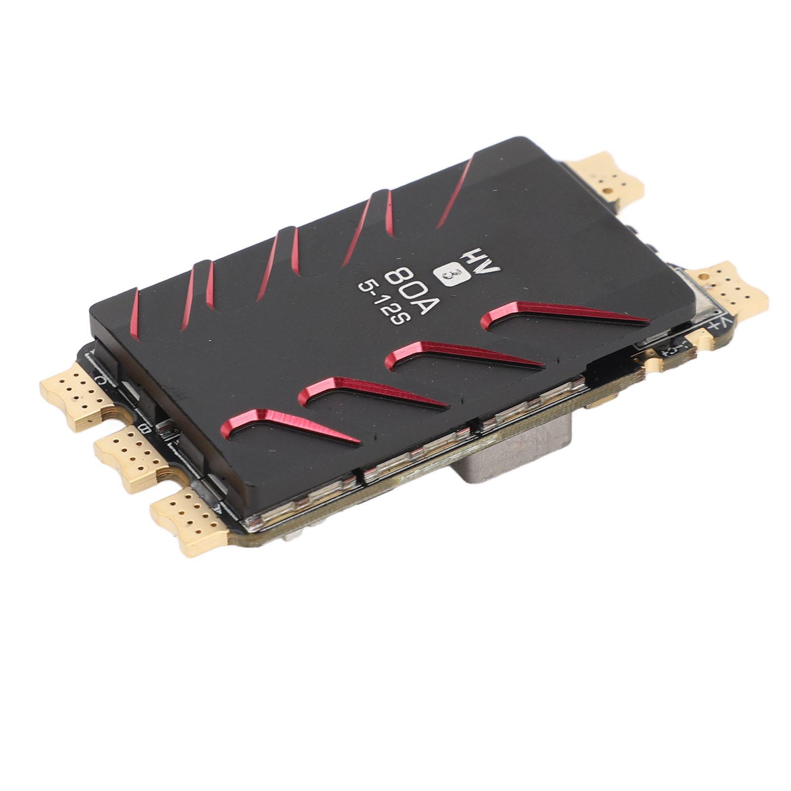 

80A ESC 5 to 12S HV3 Brushless Electronic Speed Controller ARM 32 Bit FPV Brushless ESC for RC Racing Drone