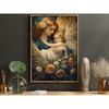 Vintage Catholic Poster Print Jesus Wall Art Holy Mother Maria Canvas Painting Living Room Bedroom Decoration