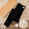 Women's High Waist Casual Pants Color Fleece Thermal Leggings Winter Long Fleece Trousers Plush Running