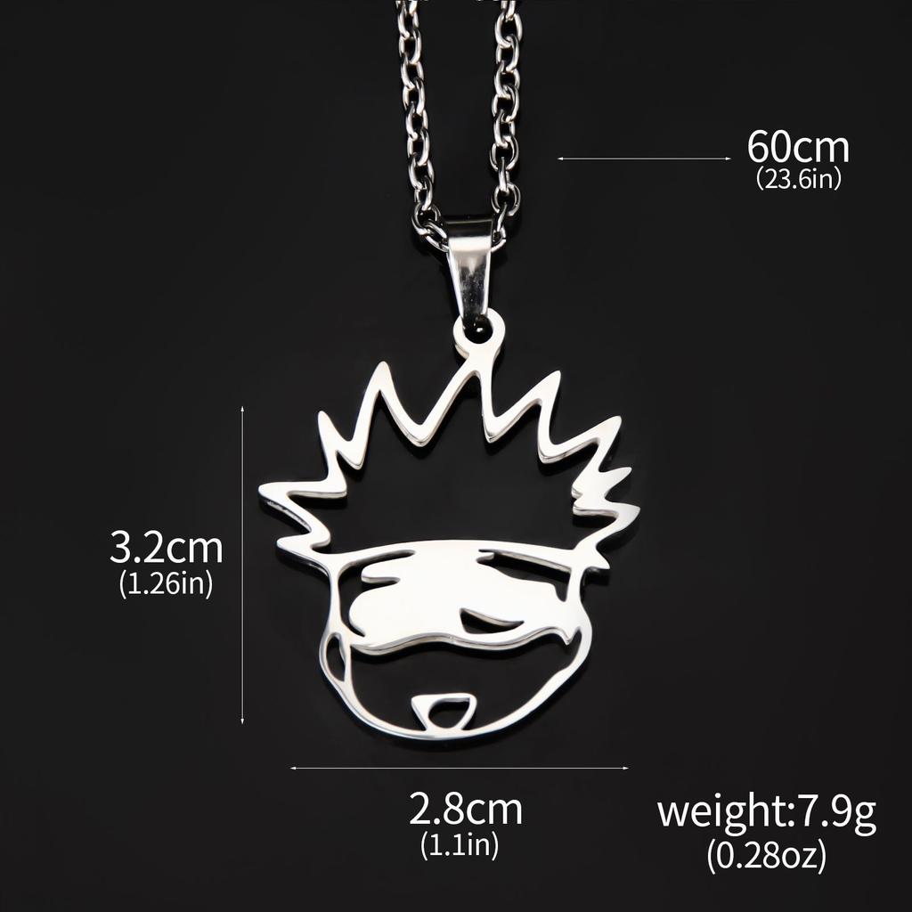 Collana Anime Jujutsu Kaisen Ryomen Sukuna Itadori Yuji Cosplay Oggetti di Scena Ciondoli Anelli Orecchini Per Fan Unisex Gioielli Regali