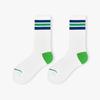 Men's Mid-calf Socks Spring and Summer Thin Pure Cotton Striped Trendy College Style Sports Men's Long Socks Women