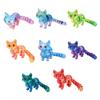 3D Printed Cats Realistic Hairless Cats Figurines Statues Table Ornament Cute Articulated Fidgety Toy for Pet Lovers