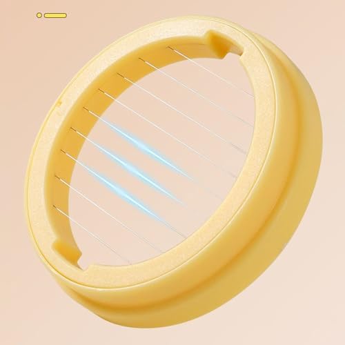 4-in-1 Multi-Function Kitchen Chopper - Durable Manual Food Chopper for Hard Boiled Eggs, Tomatoes, Onions, Potatoes, Salad, Cheese & More