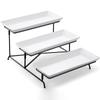 Platter Stand Serving Tray Rack 3 Layer Display Tray Rack Dish Shelf Organizer Food Dish Display Stand Kitchen For Dessert Tray
