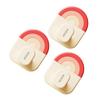 3Pcs Multicolored Wall Hooks Heavy Duty Removable Hangers for Keys Towels Bathroom Organization Accessories
