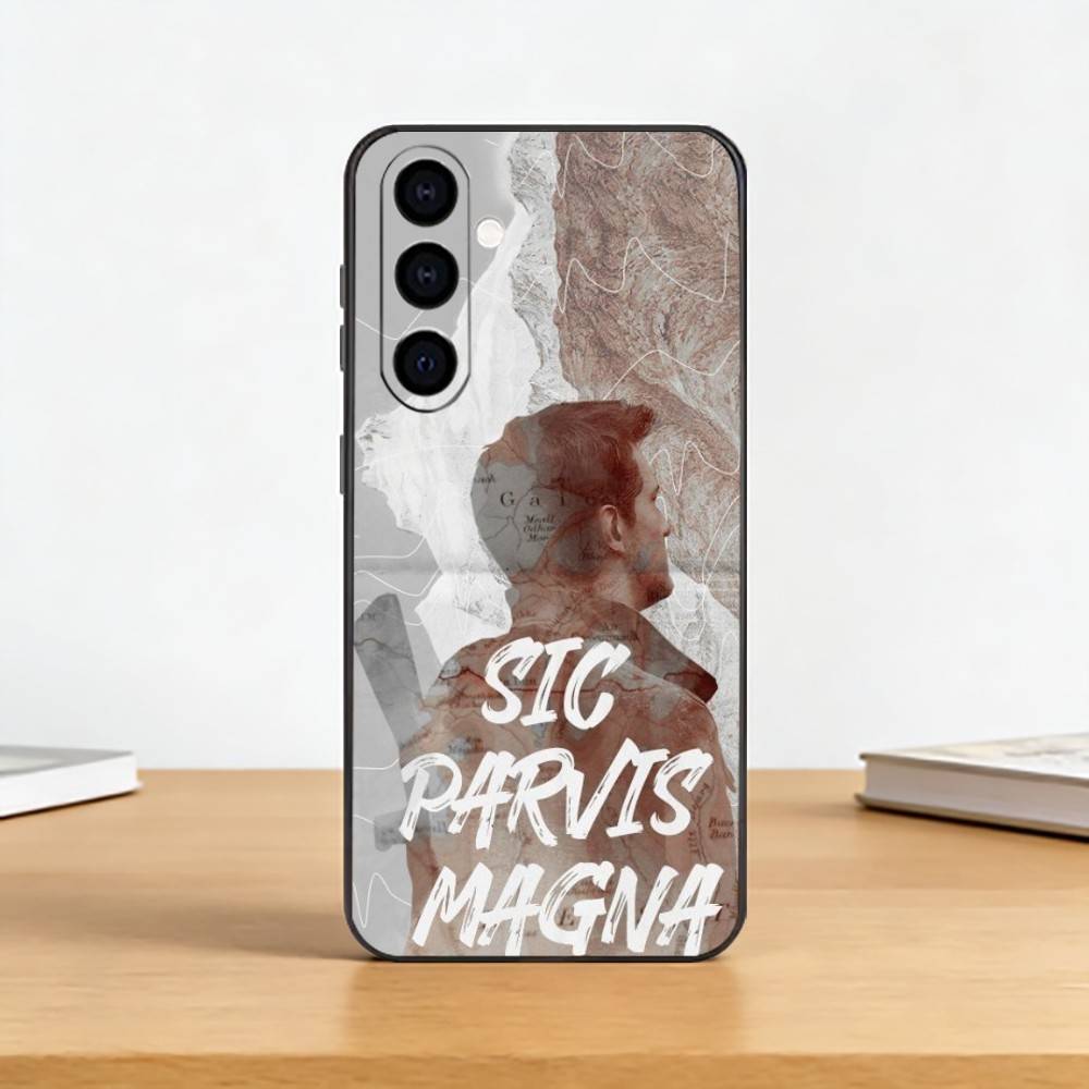 

S-Sic Parvis Magna Uncharted Phone Case For Samsung Galaxy A73,A72,A71,A70,A53,A52,A51,Soft Silicone Black Cover Samsung a71 4g