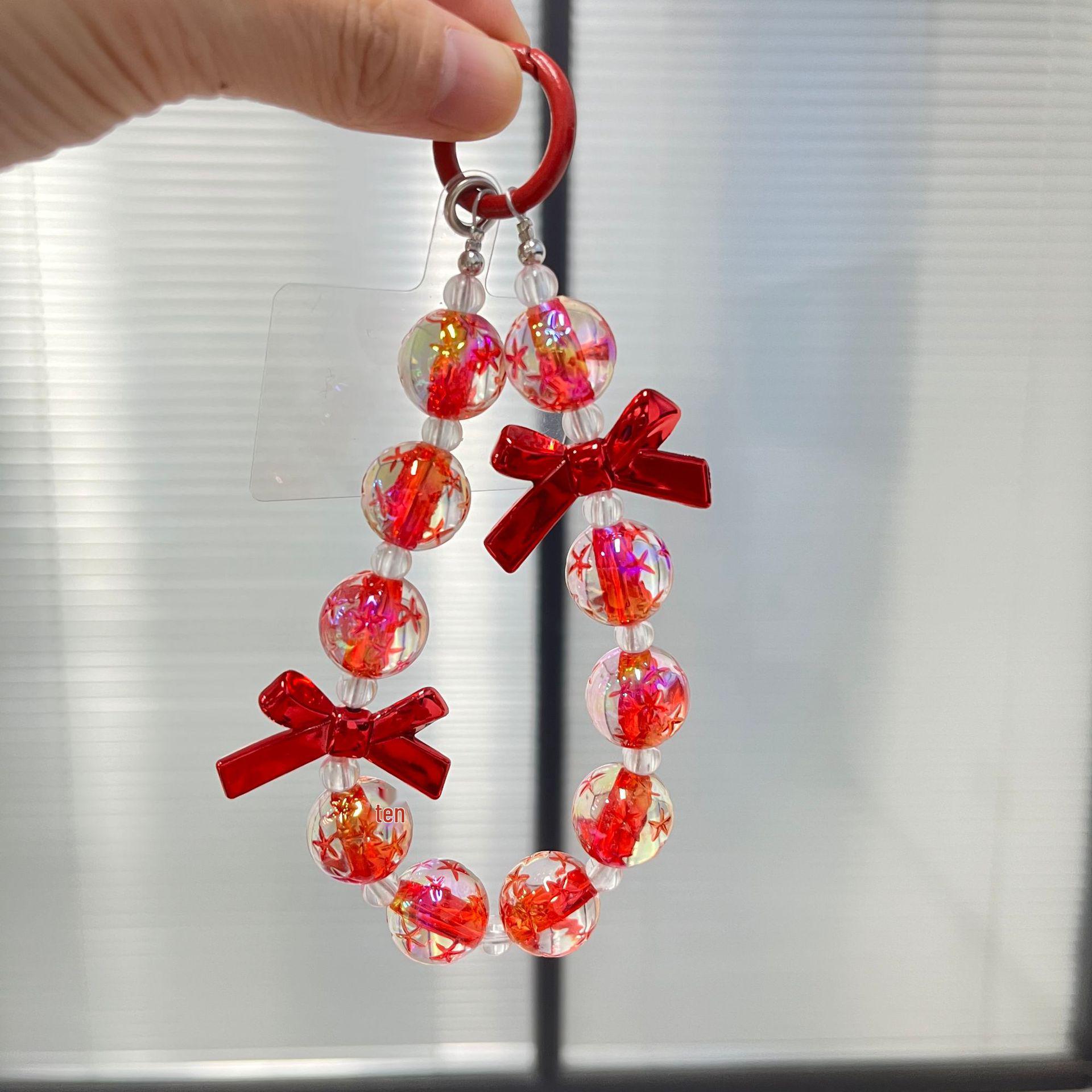 

Красочный бисерный шнурок для телефона и браслет Унисекс подарок Подвеска