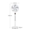 Ventilateur Sur Pied - Midea - FS40-16CR - 26 Vitesses - Télécommande Silencieuse - Écran LED